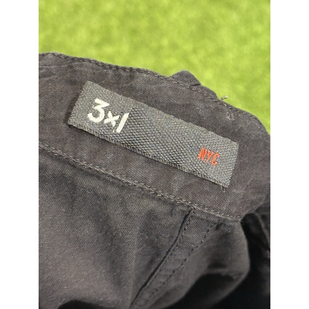 3x1 NYC Jumpsuit Small Black Halter Open Back Minimal Boho Y2K Denim - Picture 9 of 16
